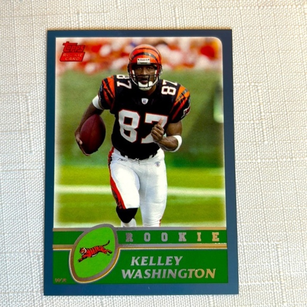 Topps Rookie Card NFL Kelley Washington Cincinnati Bengals
